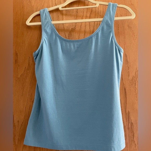 Petite Talbots Cotton Sweater Set Blue - Picture 2 of 8